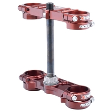 Xtrig KTM/Husqvarna/GAS GAS 85 SX/TC/MC 03-24 Brown 14mm Offset ROCS Tech Triple Clamps