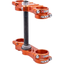 Xtrig KTM 50 SX 24-27 Orange 22mm Offset ROCS Tech Triple Clamps