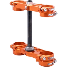 Xtrig KTM 85 SX 25-27 Orange 14mm Offset ROCS Tech Triple Clamps