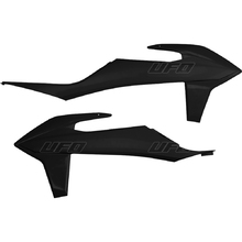 UFO KTM SX/SX-F 19-21 EXC/EXCF 20-21 Black Radiator Shrouds