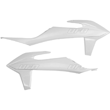 UFO KTM SX/SX-F 19-21 EXC/EXCF 20-21 White Radiator Shrouds