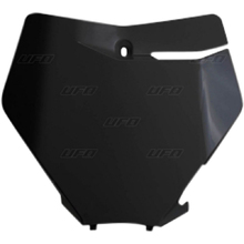UFO KTM SX/SX-F 19-22 Black Front Number Plate