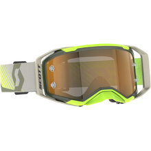 Scott Prospect 2.0 AMP Khaki/Neon Yellow Gold Chrome Goggles