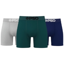 PSD Underwear 3 Pack Solids Mid 5" Faded Briefs