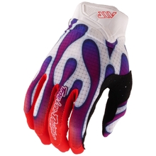 Troy Lee Designs 2026 Air Overspray White/Violet Kids Gloves