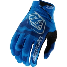 Troy Lee Designs 2025 Air Blotted Bright Blue Kids Gloves
