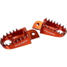 Ballards KTM SX/EXC/F 98-24 Billet Alloy Orange Foot Pegs