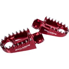 Ballards GasGas KTM/Husqvarna Gas Gas Billet 98-24 Alloy Red Foot Pegs