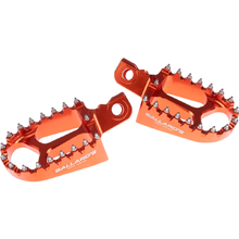 Ballards KTM 65SX 24-25 Orange Billet Alloy Footpegs