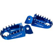 Ballards Yamaha YZ/YZF/WRF 96-22 Blue Billet Alloy Foot Pegs
