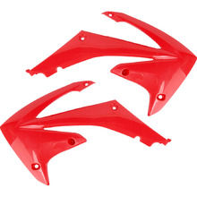 UFO Honda CRF250R 10-13 CRF450R 09-12 Red Radiator Shrouds