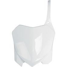 UFO Honda CRF 250 10-13 450 09-12 White Front Plate