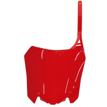 UFO Honda CRF250R 14-17 CRF450R 13-16 Red Front Number Plate