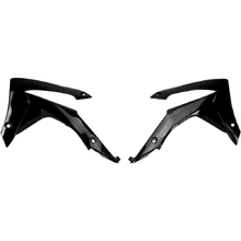 UFO Honda CRF250R 14-17 CRF450R 13-16 Black Radiator Shrouds
