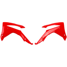 UFO Honda CRF250R 14-17 CRF450R 13-16 Red Radiator Shrouds