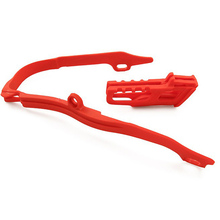 UFO Honda CRF250-450R 17-19 Red Chain Guide & Slider Kit