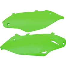 UFO Kawasaki KX250F 13-16 KX450F 12-15 Green Side Panels