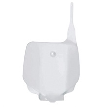 UFO Kawasaki KX85 14-21 White Front Number Plate