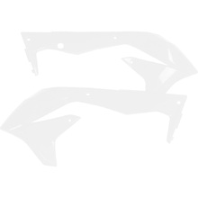 UFO Kawasaki KX450F 16-18 White Radiator Shrouds