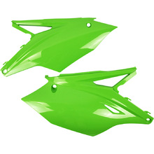 UFO Kawasaki KX250F 17-20 KX450F 16-18 Green Side Panels