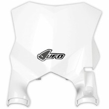 UFO Kawasaki KX250F 17-26 KX450F 16-26 White Stadium Front Plate