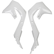 UFO Kawasaki KX250F 21-24 KX450F 19-23  White Radiator Shrouds