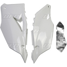 UFO Kawasaki KX250F 21-24 KX450F 19-23 White Side Panels
