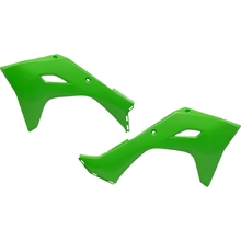UFO Kawasaki KX250F 25-26 KX450F 24-26 Green Radiator Shrouds