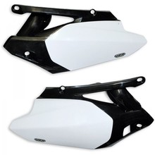 UFO Yamaha YZ450F 10-13 White/Black Side Panels