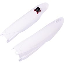 UFO Yamaha YZ/YZF 10-23 White Fork Protectors w/ Holeshot