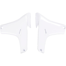 UFO Yamaha YZF450 10-13 White Lower Radiator Shrouds