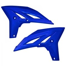 UFO Yamaha YZ250F/WR450F Reflex Blue Radiator Shrouds