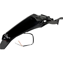 UFO Yamaha WRF250 15-19/450 16-18 Black Rear Fender with Tail Light