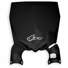 UFO Yamaha YZ 15-20 YZF 10-17 Black Stadium Front Plate