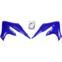 UFO Yamaha YZ250F 19-23 450F 18-22 Reflex Blue Radiator Shrouds