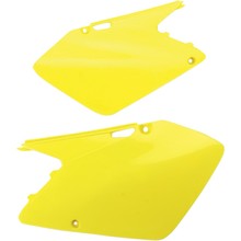 UFO Suzuki RM 125/250 06-12 Yellow Side Panels