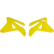 UFO Suzuki RMZ450 07 Yellow Radiator Shrouds