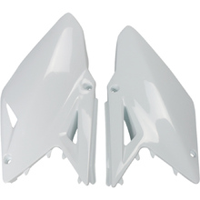 UFO Suzuki RMZ450 08-17 White Side Panels
