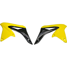 UFO Suzuki RMZ250 10-18 Yellow Radiator Shrouds