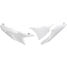 UFO KTM SX/SXF 23-27 EXC/EXC-F 24-27 White Side Panels With Airbox Cover