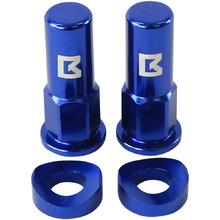 Ballards Blue Rim Lock Nuts