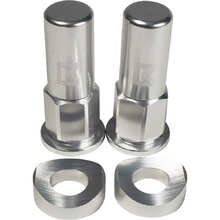 Ballards Silver Rim Lock Nuts & Spacers Set