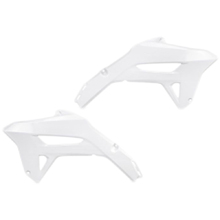 UFO Honda CRF450R 21-24 White Radiator Shrouds