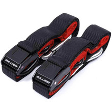 Bull Bar Black/Red Snap Hook Tie Downs