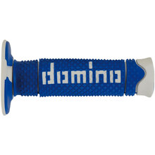 Domino A260 Diamond Soft Blue/White MX Grips