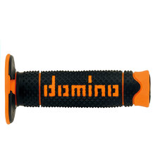 Domino A260 Diamond Soft Black/Orange MX Grips