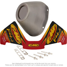 FMF RCT Factory 4.1 Stainless Replacement End Cap Kit