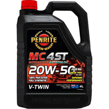 Penrite MC-4ST V Twin 20W-50 Full Synthetic 4 Litre