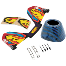 FMF RCT Blue Replacement Carbon End Cap Kit