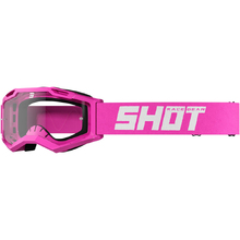 Shot Race Gear Assault 2.0 Solid Neon Pink Gloss Goggles